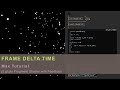 Frame Delta Time in Max/MSP (Jitter Tutorial)