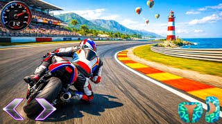 Mobile Bike Racing Game – Lighthouse Track High Speed Lean screenshot 4