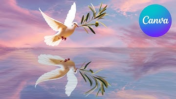 Create Stunning Water Reflection Effects in Canva | Dhiksha Learning | canva tutorial 3