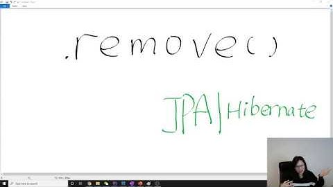 Persistence APIs - .remove() clarification