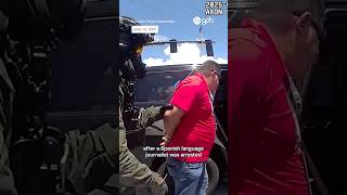 Press freedom groups sound alarm as Spanish-language journalist remains in ICE custody