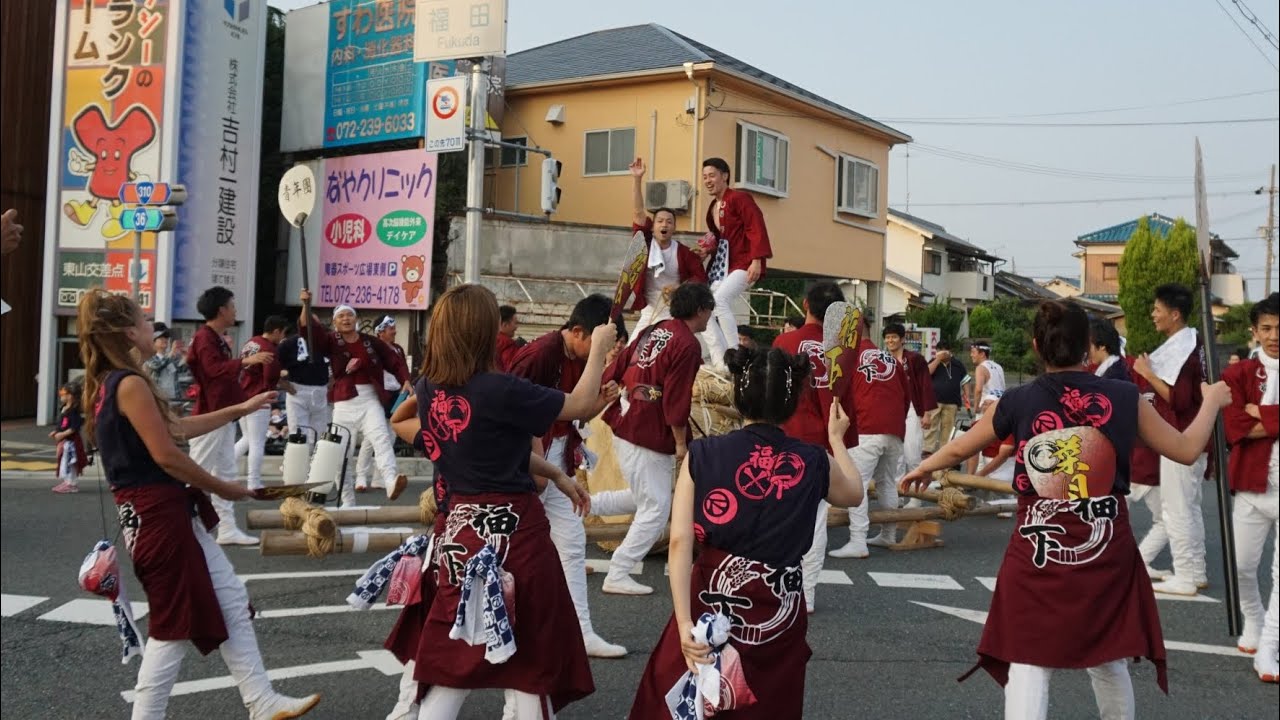 令和元年 愛宕神社宮入 福町三町合同夏祭 福上/福中/福下 太鼓台