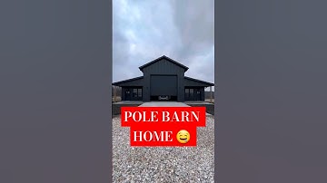 POLE BARN HOME ( BARNDOMINIUM LIVING ) #barndominium #homedesign #hometour #homedesign
