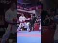 asome reverse punch 🤯🔥 || wkf karate kumite || #karate #wkf #kumite #ytshorts #skarate #martialart