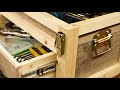 How to make unique toolbox from flooring laminate  woodworking project