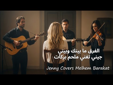 فتاة ألمانية تغني لملحم بركات الفرق ما بينك وبيني      