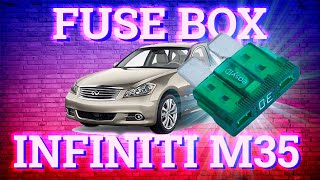 Infiniti M35 and M45 2006-2010 fuse box diagrams 2008 Infiniti M35 Ac Relay Location