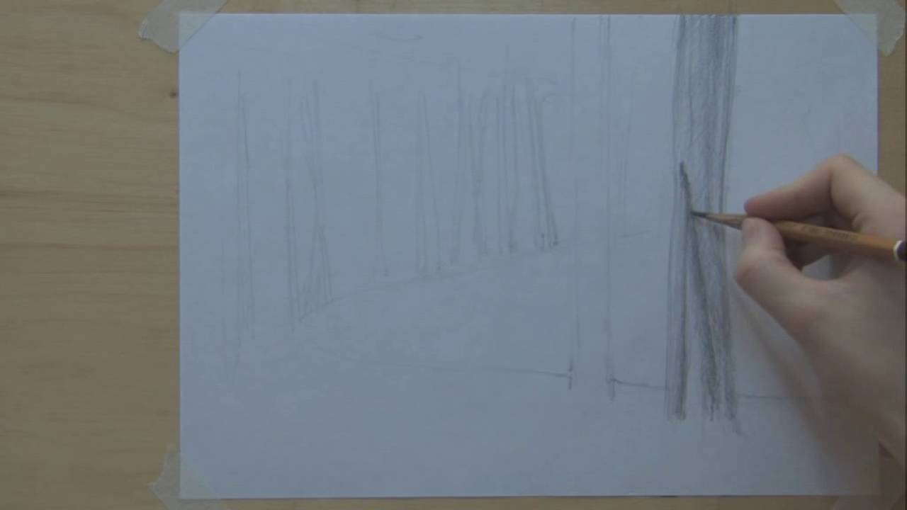 Как нарисовать туман карандашом ребенку