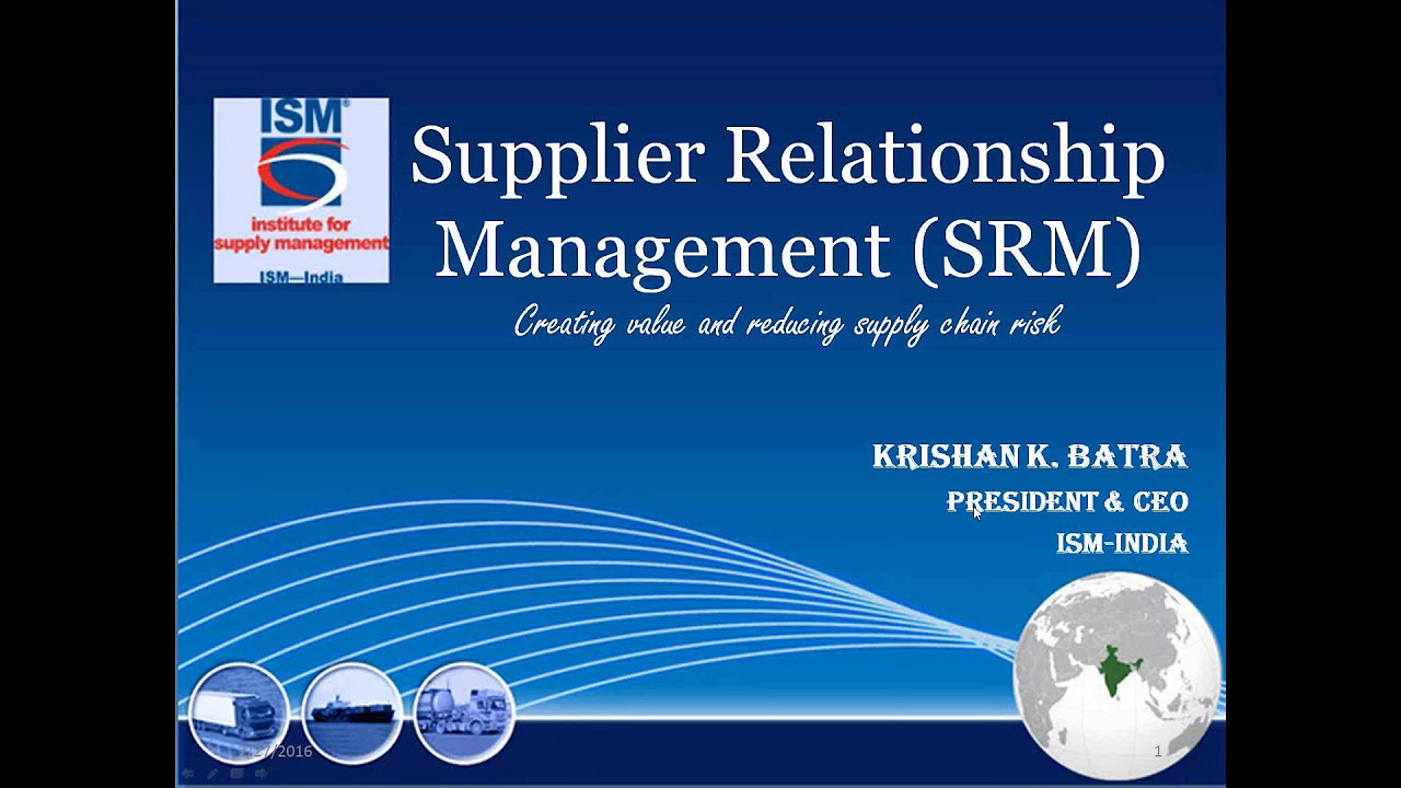 supplier relationship management คือ  New Update  Webinar on Supplier Relationship Management