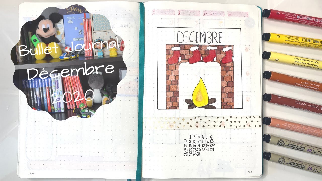 Bullet Journal Décembre 2020 + Pages Spéciales de Noël ! 🎄 - YouTube