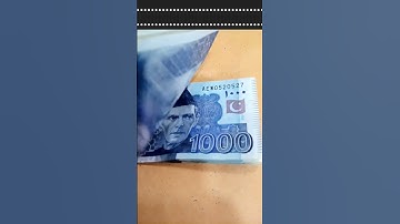 A packet of pakistani one thousand rupees nots | Pakistani currency #aavanjaavan