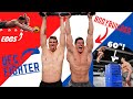 VIRAL Fitness Challenges! UFC FIGHTER VS BODYBUILDER Ft. Houston Jones