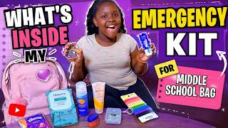 Camille s Middle School Emergency Kit