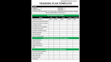New Hire Training Plan Template - Employee Onboarding Process, Tracker, Manager HR Checklist