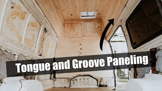 VANLIFE BUILD CHILE (Tongue and Groove Paneling and Super Practical Kitchen Design)