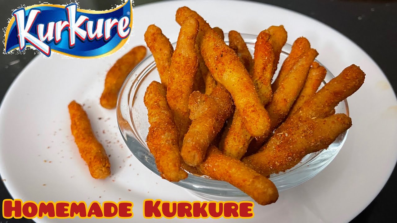Kurkure recipe Rice flour snacks recipes how to make kurkure at