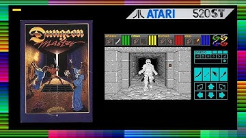Atari ST Game Review - DUNGEON MASTER