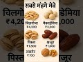 The most expensive nuts 👈  सबसे महंगी मेवे #gk​ #short​ #dryfruits​