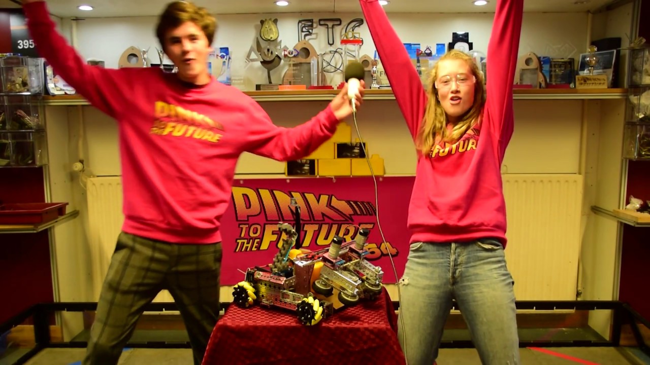 team 3954 Pink to the Future - robot in one week - skystone