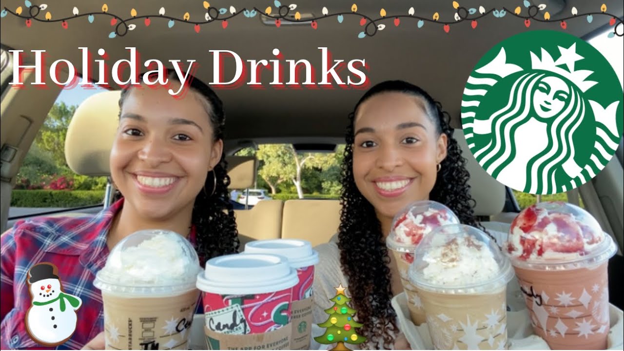 NEW Starbucks Holiday Drinks and Treats Review 2021 🎄