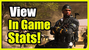 How to View In Game Stats like KD & Score in Black Ops 6 (Call of Duty Tutorial)