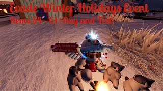 Evade: Winter Holidays Event Items 54 - 61 (Buy and Test)