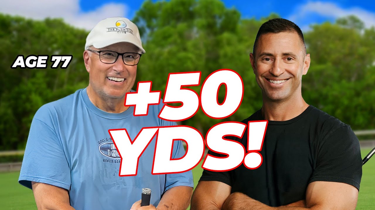77-летний гольфист набирает 50 ярдов! (План без боли)