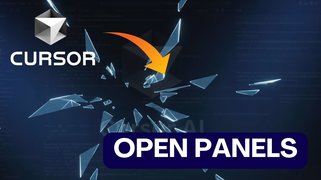How to Open Panel in Cursor AI 2026? - YouTube