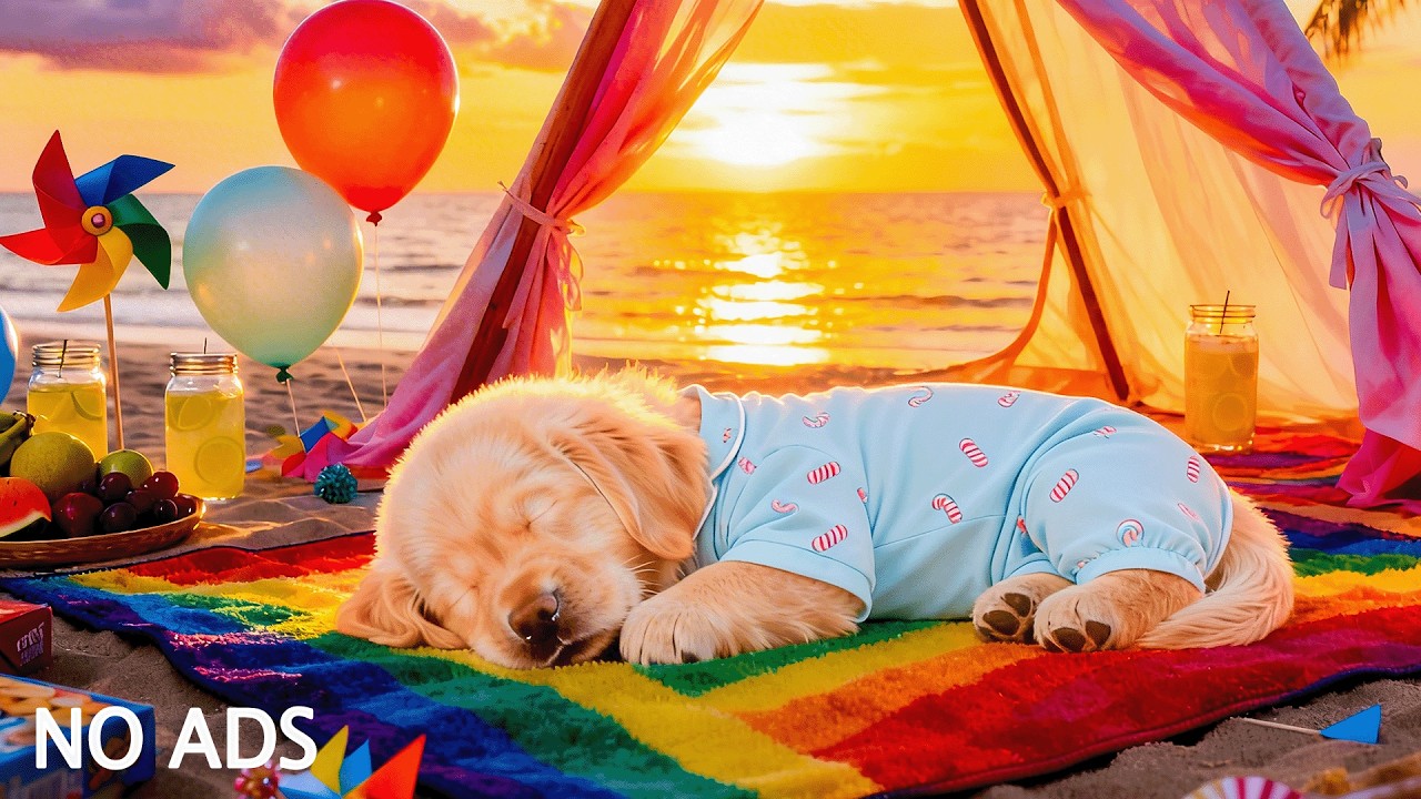 12 HOURS Dog Music for Sleep 💤 Calming Piano Lullaby for Dogs & Anxious ...