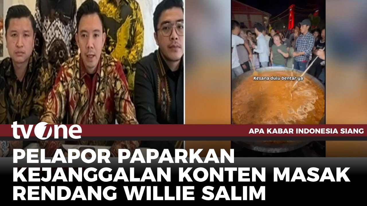 Buntut Panjang Konten Rendang Willie Salim, Pelapor: Warga Palembang Merasa Dirugikan | AKIS tvOne
