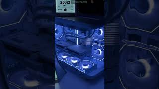 Rate this dark cyber lab. 100% pure late-night vibes. 🌌#vividgaming #shorts #gamingsetup #pc #rgb