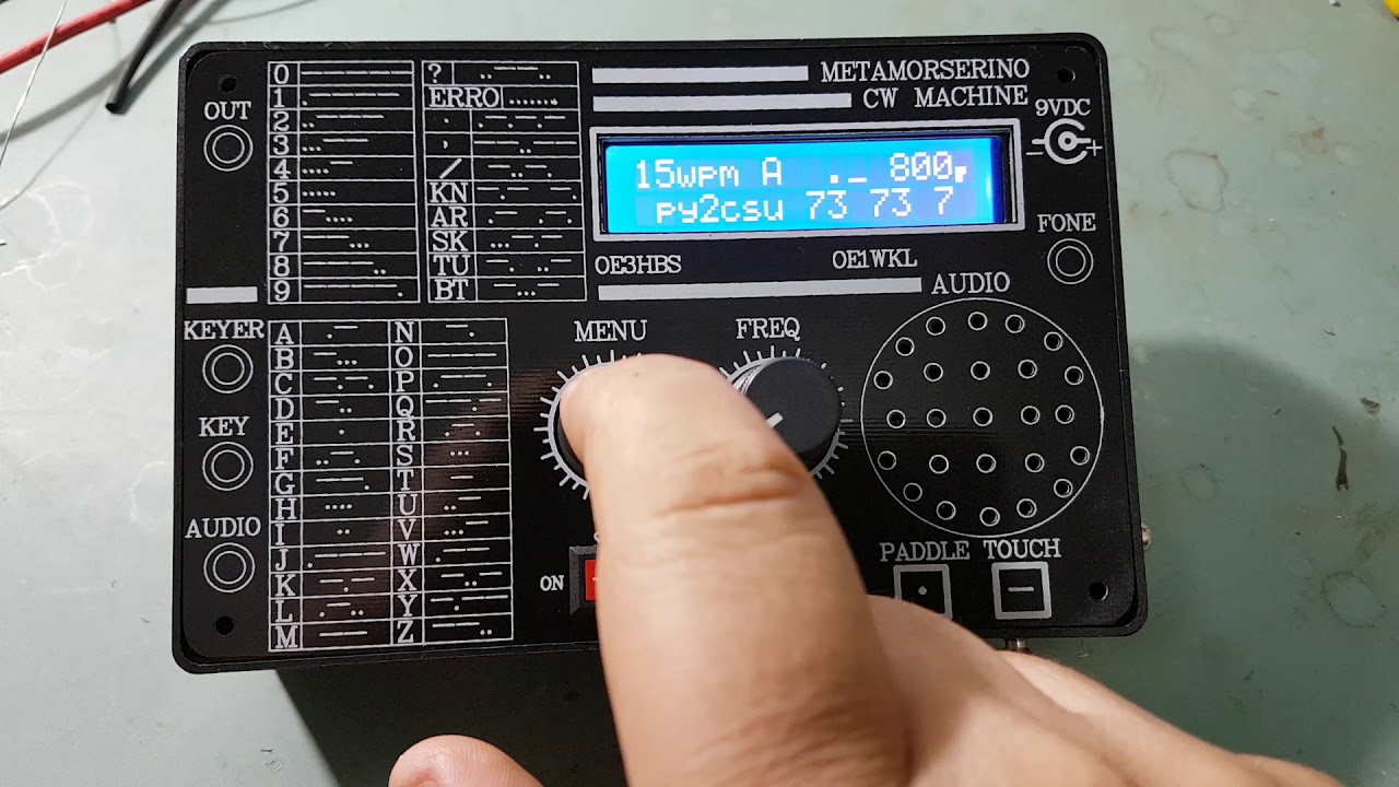 MetaMorserino CW Machine Arduino