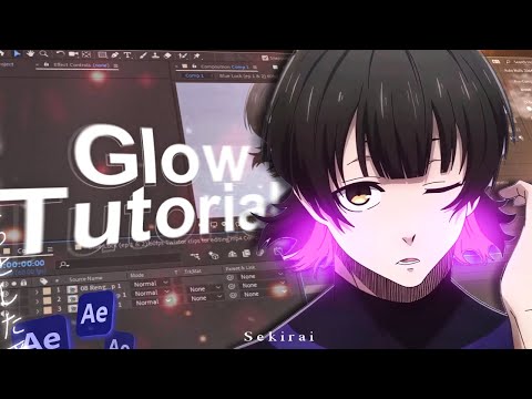 Glow Tutorial 🌟 - 「After Effects Tutorial ⚡」┃ No Plugins Needed.