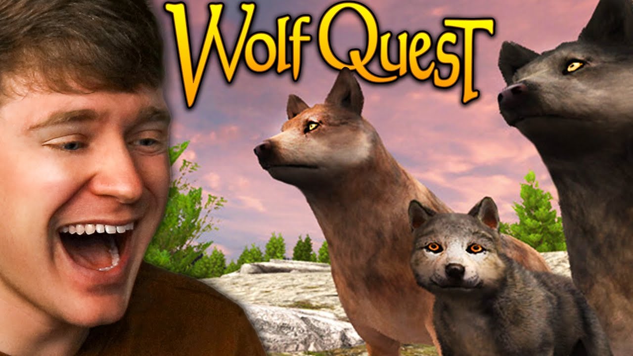 Becoming a WOLF and FINDING A FAMILY!? - Wolf Quest