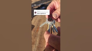 Extremely compact keychain 🔑​🔥​ #asmr #keysmart #keychain #keyorganizer #lifehack #shorts