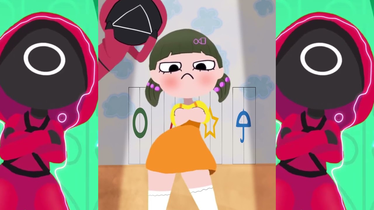 Ankha Dance Squid Game Squid Game Doll Vs Squid Game Soldier In The 