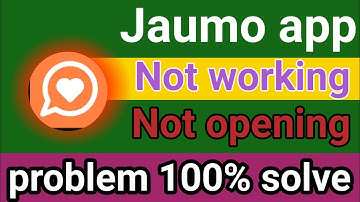 Jaumo app not opening problem । jaumo app not working problem । jaumo app