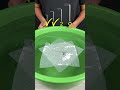 HOW MUCH PAPAER DOES IT TAKE TO MAKE THE OBJECT FLOAT?#satisfying #asmr