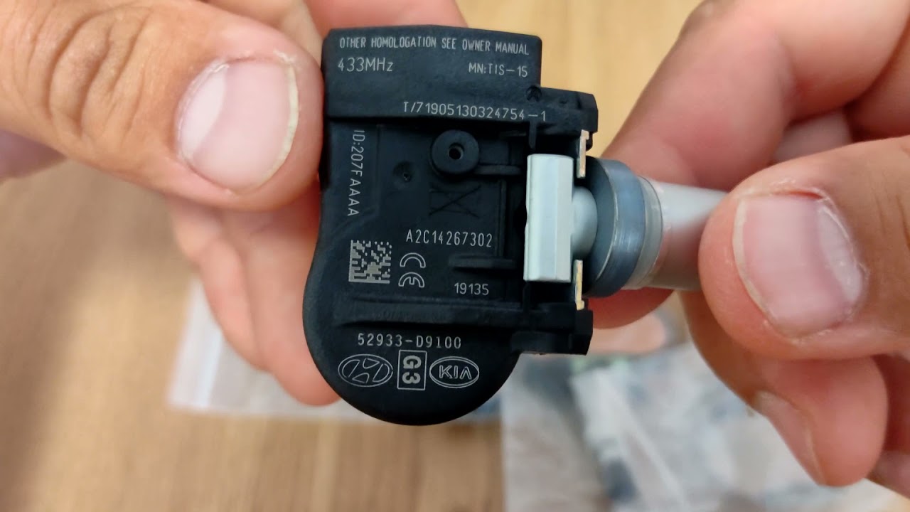 UNPACKING TPMS Tire Pressure Sensor, HYUNDAI AVANTE, KONA ELECTRIC