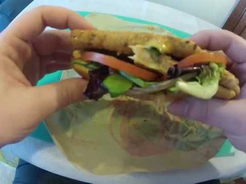 FoodReview: Wendys NEW Honey Mustard Grilled Chicken Flat Bread