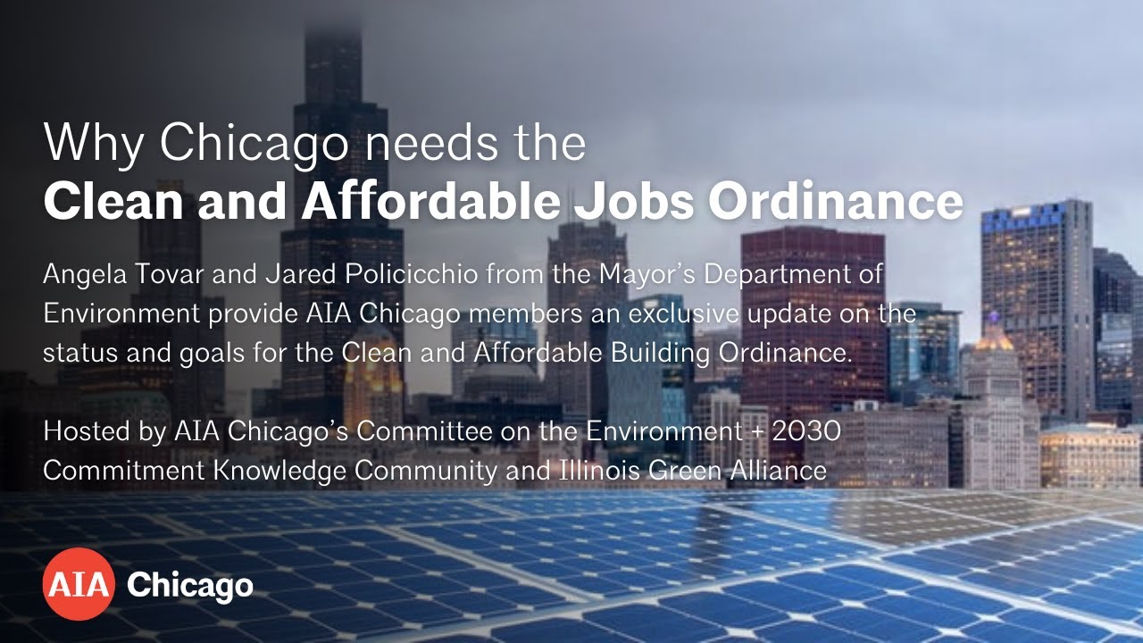 Why Chicago Needs the Clean and Affordable Building Ordinance