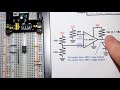 Lm393 inverting comparator demonstration circuit trimpot controlled by electronzapdotcom