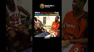 When Michael Jordan Took Mutombo's Joke Personally