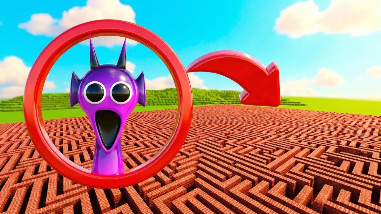 I Built a Minecraft Maze and Released Sprunki OC Horror…