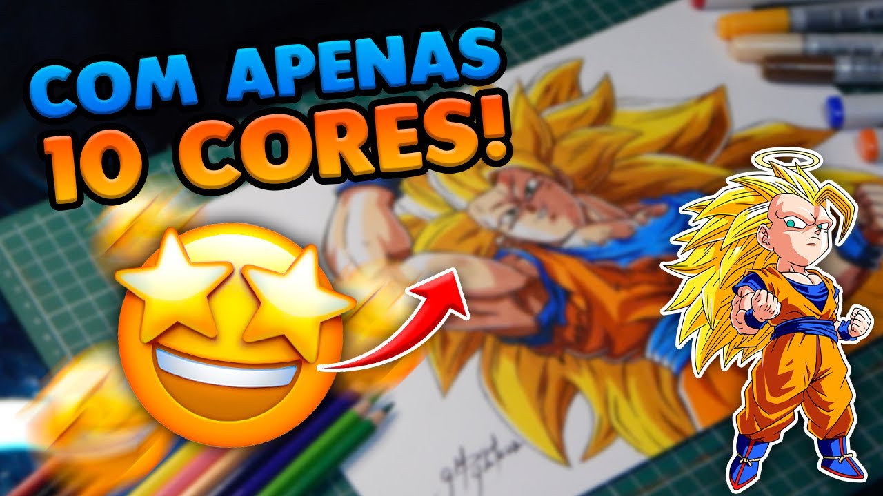 Colorindo GOKU Super Sayajin BLUE! + O BRUSH que mudou minhas pinturas  digitais! 