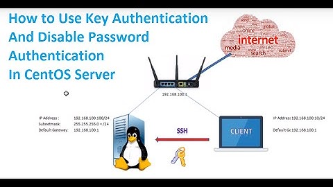 05 CentOS 7 - Linux Training - How to Use Key Authentication and Disable Password Authentication