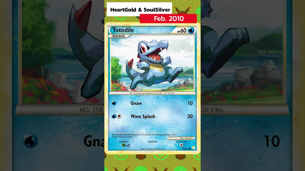 totodile pokemon card - 039/162 (TEF) Common [Water] Totodile - thebusiestconch