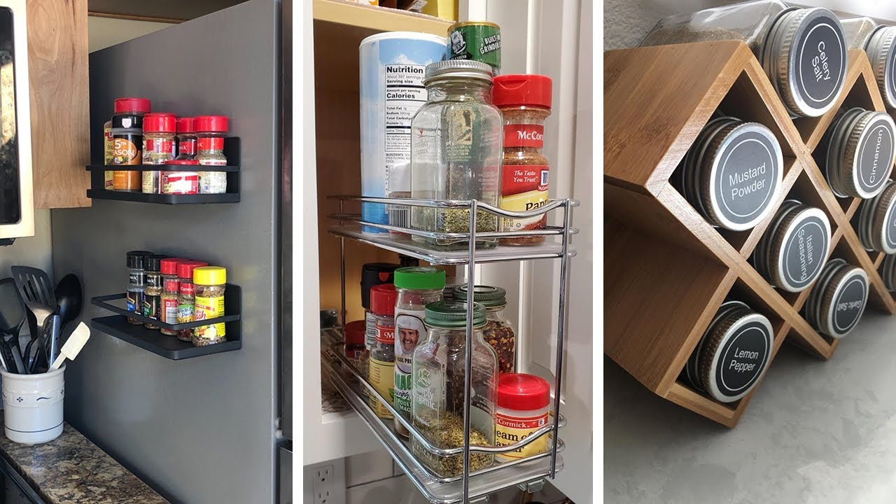 Spice and Baking Cabinet Organization