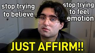 you do NOT need to believe in your affirmations to manifest so STOP trying