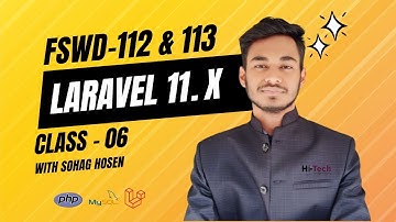 Laravel Blades Templates | Blade Script | Class-06 | Hi-Tech IT Institute